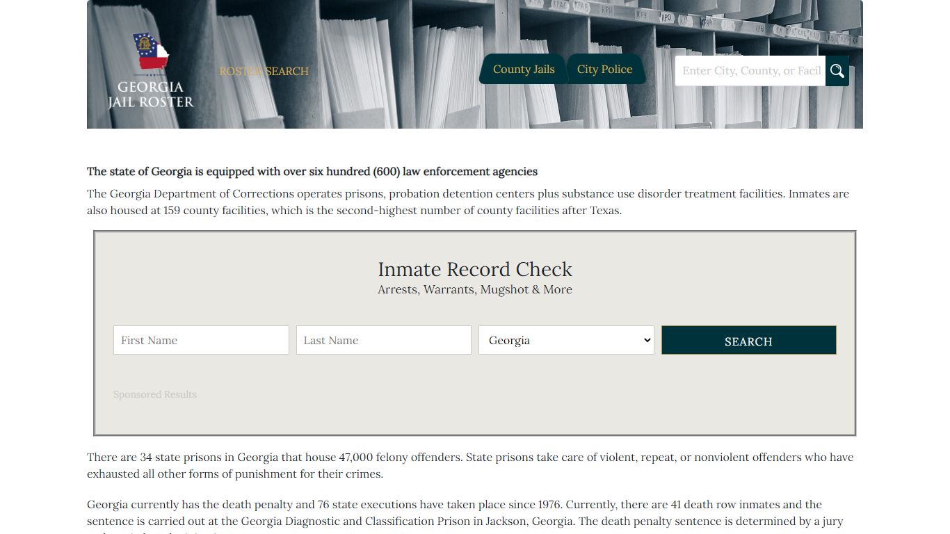 Banks County | Georgia Jail Inmate Search